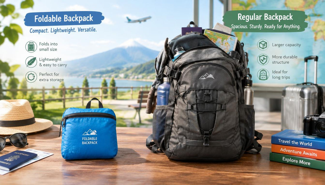 foldable backpack vs regular backpack