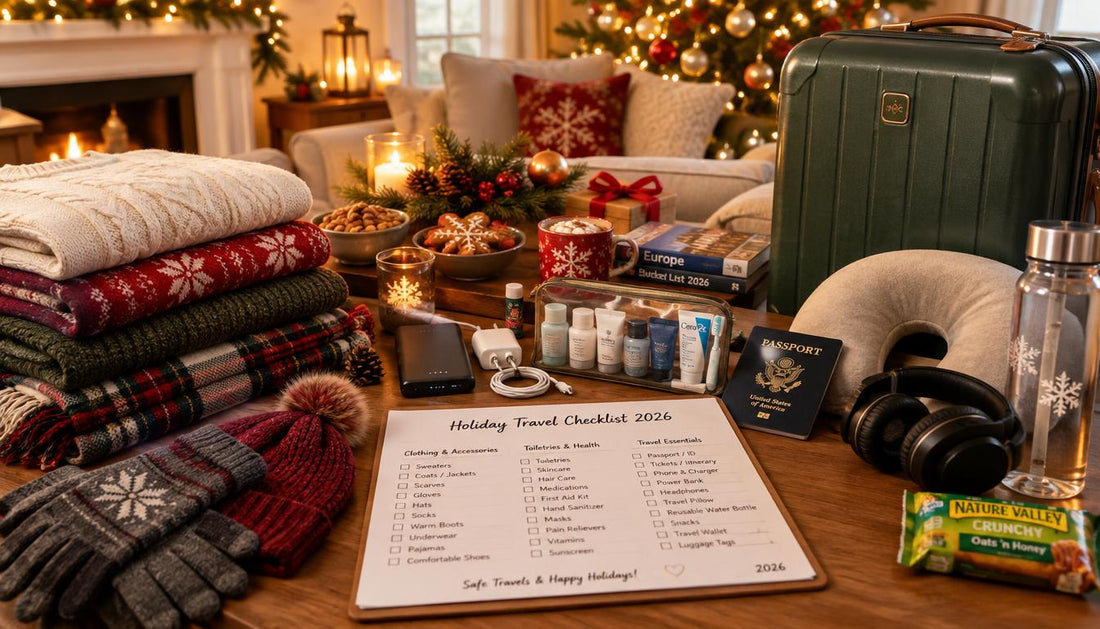 holiday travel packing list